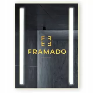 Nástenné zrkadlo Framado, obdĺžnik, 500 x 700 mm